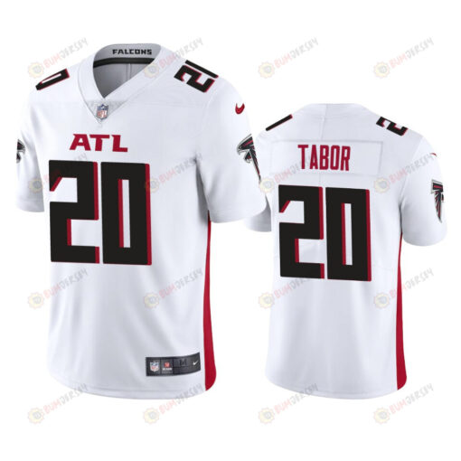 Atlanta Falcons Teez Tabor 20 White Vapor Limited Jersey