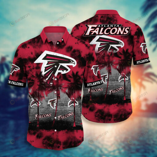 Atlanta Falcons Tropical Coconut ??3D Printed Hawaiian Shirt