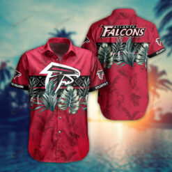 Atlanta Falcons Tropical Leave ??3D Printed Hawaiian Shirt