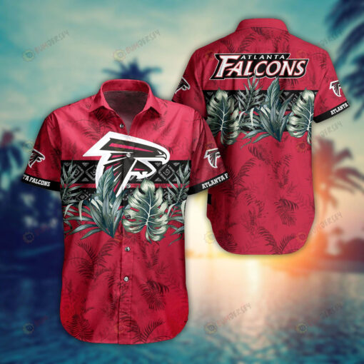 Atlanta Falcons Tropical Leave ??Hawaiian Shirt