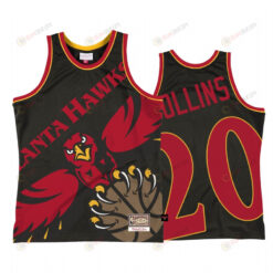 Atlanta Hawks John Collins 20 Black Big Face 2.0 Jersey