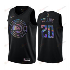 Atlanta Hawks John Collins 20 Jersey Iridescent Holographic Black Limited Edition