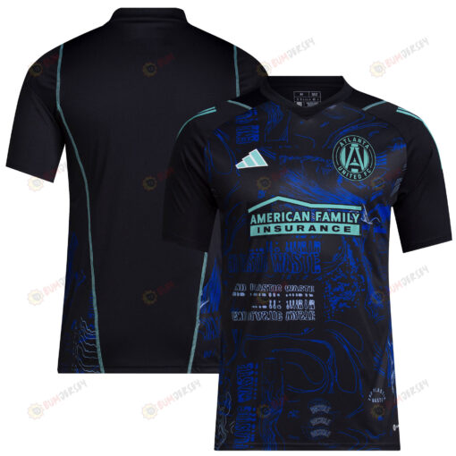 Atlanta United FC 2023 One Planet Men Jersey - Black