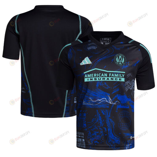 Atlanta United FC Black 2023 Youth One Planet Jersey - Black