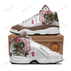 Attack On Titan Mikasa Ackerman Shoes Anime Air Jordan 13 Shoes Sneakers