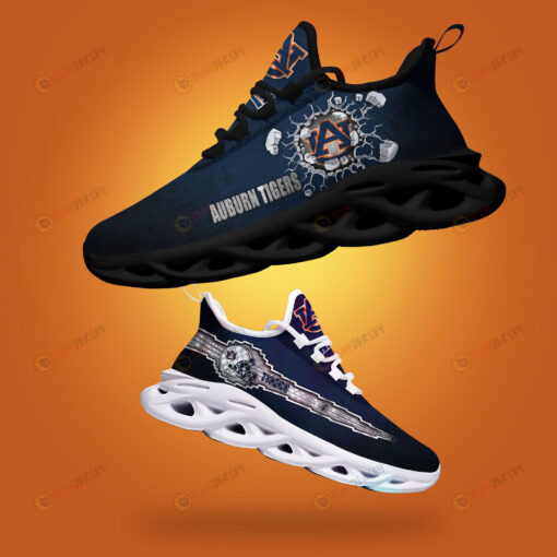 Auburn Tigers Logo Broken Pattern 3D Max Soul Sneaker Shoes