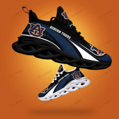 Auburn Tigers Logo Curve Line Pattern 3D Max Soul Sneaker Shoes