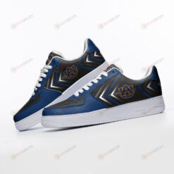 Auburn Tigers Logo Pattern Air Force 1 Printed In Black Blue