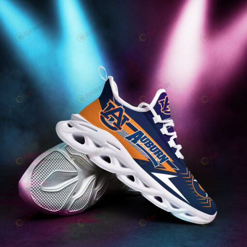 Auburn Tigers Logo Sripe Pattern 3D Max Soul Sneaker Shoes