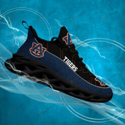 Auburn Tigers Logo Texture Pattern 3D Max Soul Sneaker Shoes