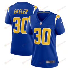 Austin Ekeler 30 Los Angeles Chargers Women's Game Jersey - Royal