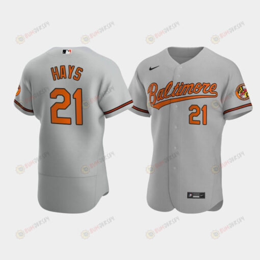 Austin Hays 21 Baltimore Orioles Gray Road Jersey Jersey