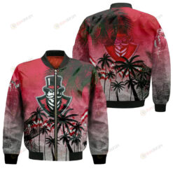 Austin Peay Governors Bomber Jacket 3D Printed Coconut Tree Tropical Grunge