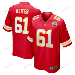 Austin Reiter 61 Kansas City Chiefs Game Player Jersey - Red