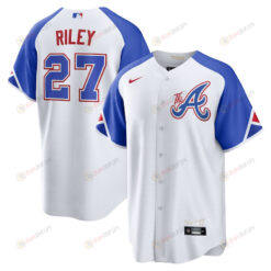 Austin Riley 27 Atlanta Braves 2023 City Connect Men Jersey - White