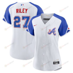 Austin Riley 27 Atlanta Braves 2023 City Connect Women Jersey - White