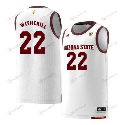 Austin Witherill 22 Arizona State Sun Devils Retro Basketball Men Jersey - White