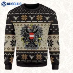 Austria Coat Of Arms Ugly Sweaters For Men Women Unisex