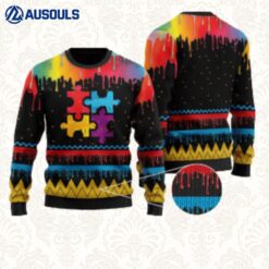 Autism Awareness Ugly Sweaters For Men Women Unisex