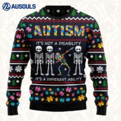 Autism Different Ugly Sweaters For Men Women Unisex