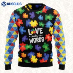 Autism Love Ugly Sweaters For Men Women Unisex