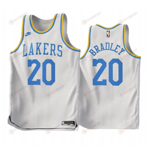 Avery Bradley 20 Los Angeles Lakers 2022-23 Classic Edition White Jersey - Men Jersey