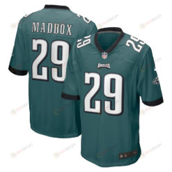 Avonte Maddox 29 Philadelphia Eagles Game Men Jersey - Midnight Green