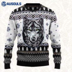 Awesome Wolf G5105 Ugly Christmas Sweater Ugly Sweaters For Men Women Unisex