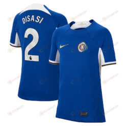 Axel Disasi 2 Chelsea 2023/24 Home YOUTH Jersey - Blue