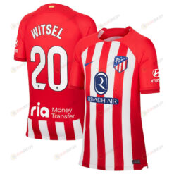 Axel Witsel 20 Atletico de Madrid 2023/24 Home Stadium YOUTH Jersey - Red