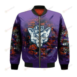 BYU Cougars Bomber Jacket 3D Printed Camouflage Vintage