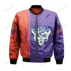 BYU Cougars Bomber Jacket 3D Printed Half Style