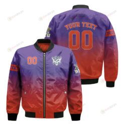 BYU Cougars Fadded Bomber Jacket 3D Printed