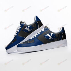 BYU Cougars Logo Pattern Air Force 1 Printed In Blue