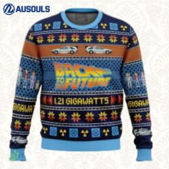 Back To The Future Ugly Sweaters For Men Women Unisex