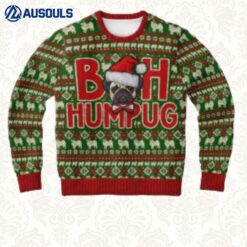 Bah Humpug Pug Lover Ugly Sweaters For Men Women Unisex