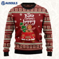 Bake Someone Happy Ugly Sweaters For Men Women Unisex