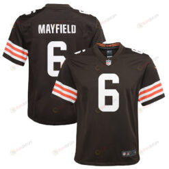 Baker Mayfield 6 Cleveland Browns Youth Jersey - Brown
