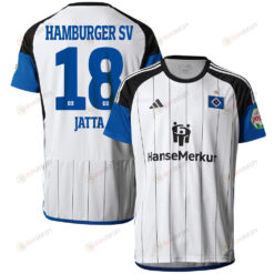 Bakery Jatta 18 Hamburger SV 2023-24 Home Men Jersey - White