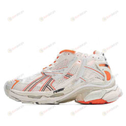 Balenciaga Runner In Orange/Off-white Shoes Sneakers