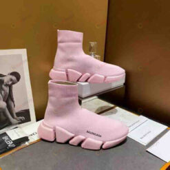 Balenciaga Speed 2.0 Recycled Knit In Pink Shoes Sneakers