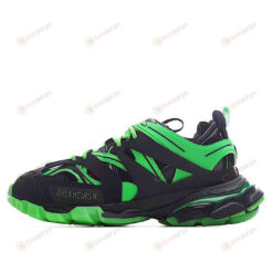 Balenciaga Track Sneaker In Black/Green Shoes Sneakers