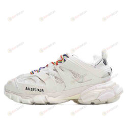 Balenciaga Track Sneaker In White- Multicolor Laces Shoes Sneakers
