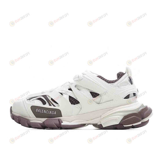 Balenciaga Track Sneaker In White/Brown Shoes Sneakers