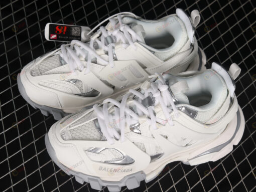 Balenciaga Track Sneaker In White/Gray Shoes Sneakers