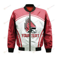 Ball State Cardinals Bomber Jacket 3D Printed Curve Style Sport