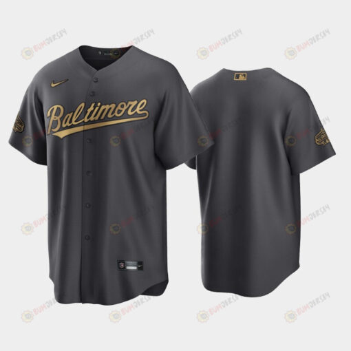 Baltimore Orioles 2022-23 All-Star Game AL Charcoal Jersey