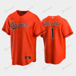 Baltimore Orioles Jackson Holliday 1 2022-23 Draft Orange Alternate Jersey