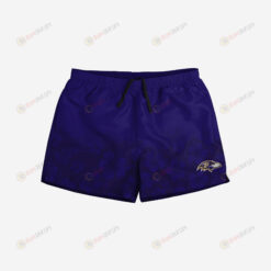 Baltimore Ravens Color Change-Up Hawaiian Men Shorts Swim Trunks - Print Shorts