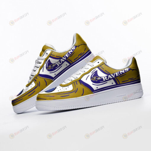 Baltimore Ravens Comic Cartoon Logo Pattern Air Force 1 Printed